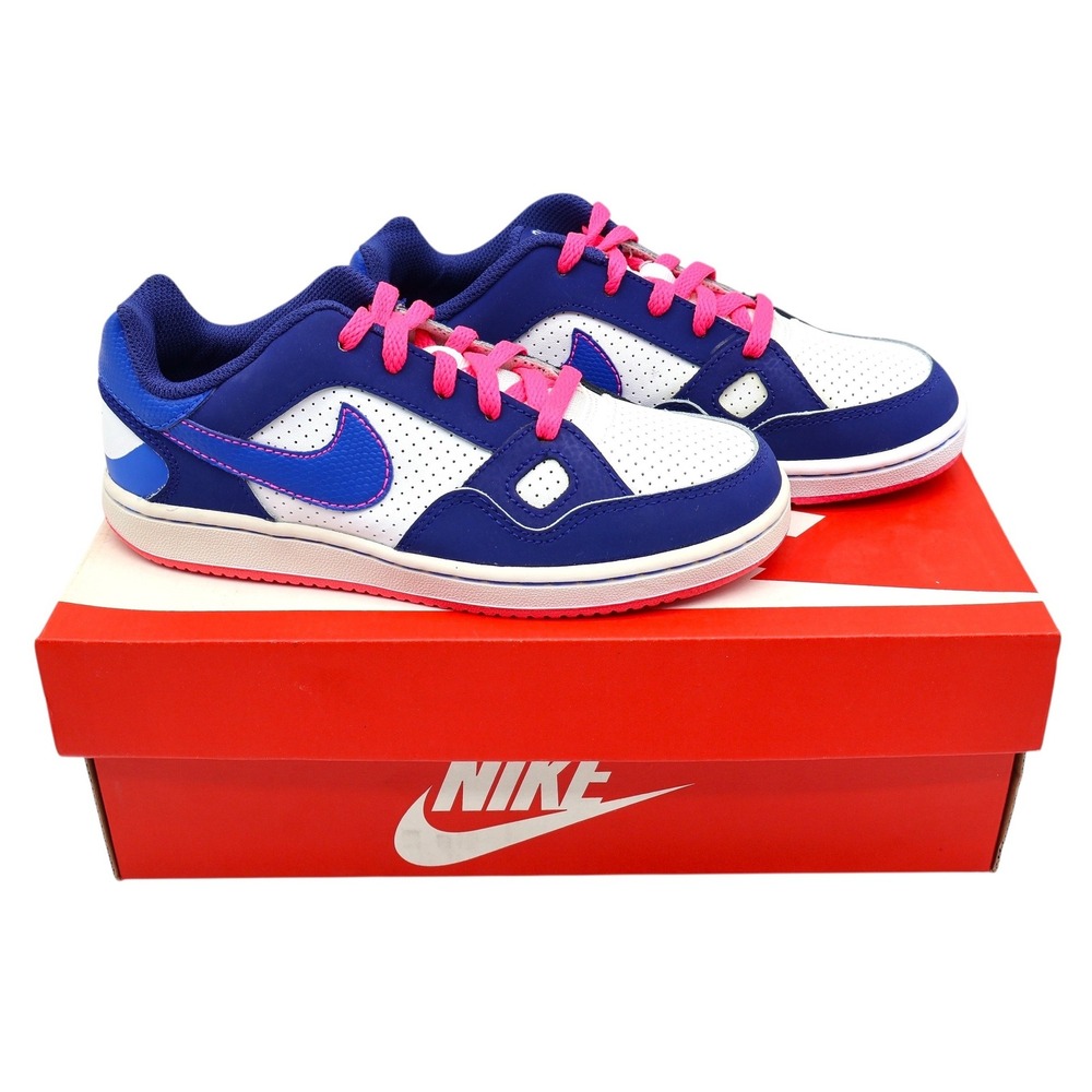 Nike Son of Force PS Sneakers 1Y 2014 White Cobalt Pink 616497-103